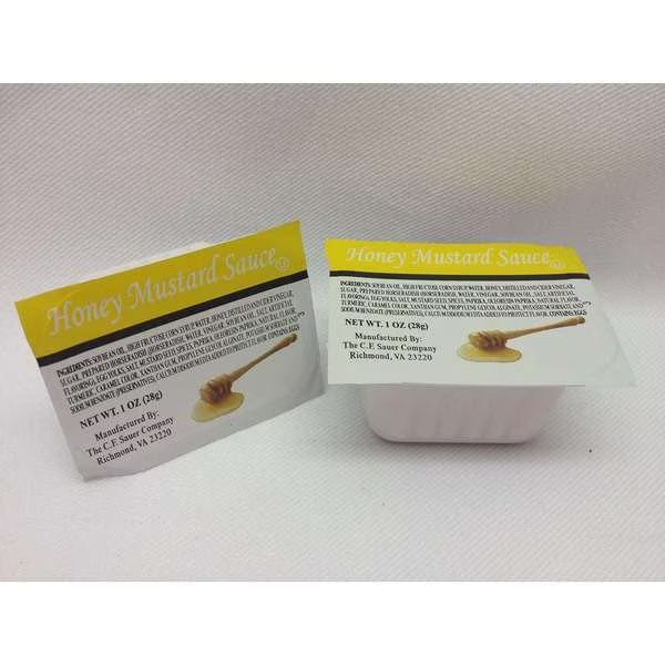 Sauer Honey Mustard 1 oz. Cup, PK100, Sauer, Mfr#: 06370